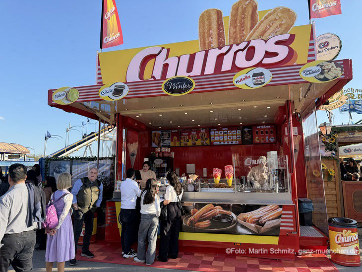 Fr&uuml;hlingsfest M&uuml;nchen 2026 mit einem neuen Churos Stand (&copy;Foto: Martin Schmitz) 